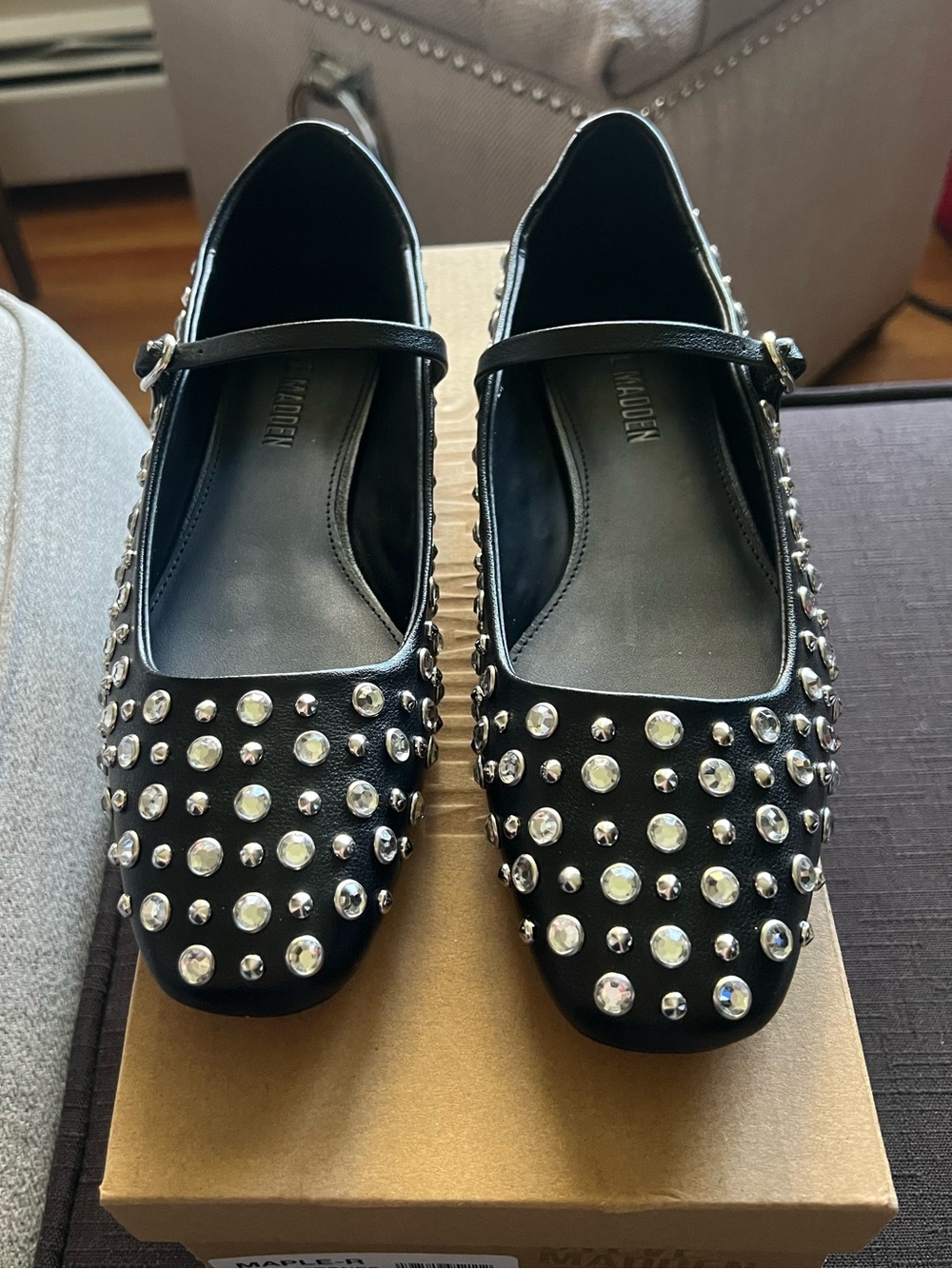 Steve Madden Maple Rhinestone Flats